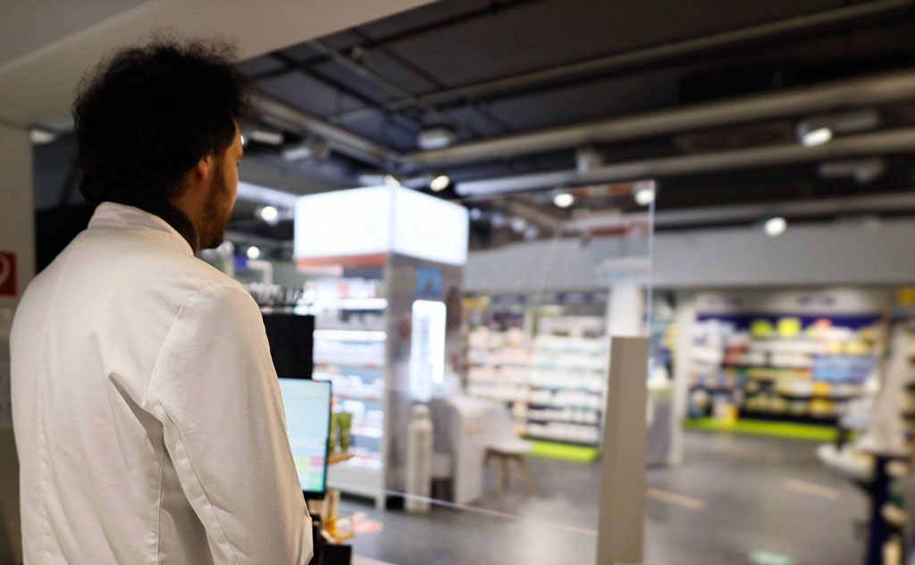 Innenansicht Apotheke im Vital-Center